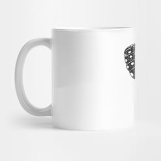 Blue morpho butterfly Mug